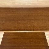 Set of oak shelves, 1950s design.