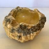 Empty alabaster ashtray pocket Italy