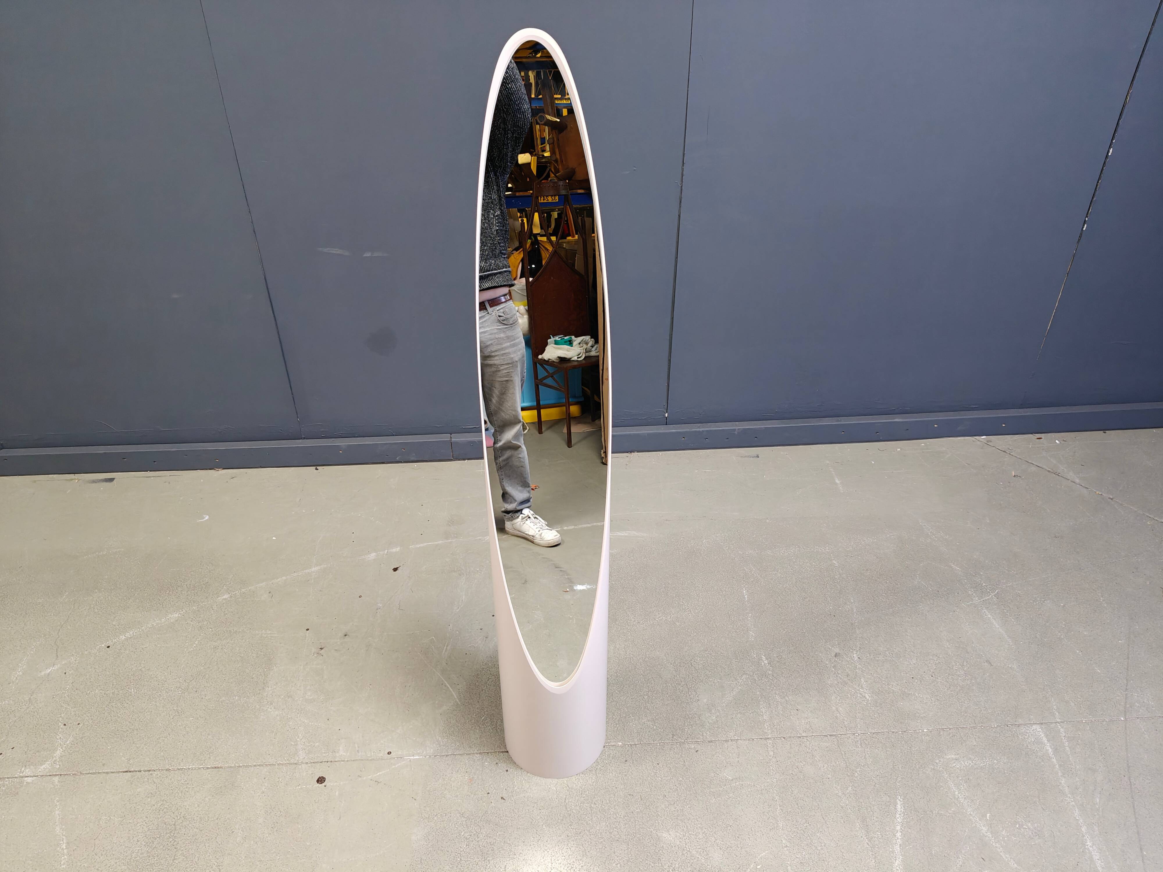Unghia mirror by Rodolfo Bonetto, Italy 1970s