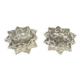 Pair of Saint-Louis cut crystal salt cellars
