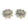 Pair of Saint-Louis cut crystal salt cellars