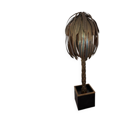 Lampadaire « palmier »  en laiton par Maison Jansen