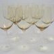 Set of 9 stemmed glasses