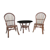 Rattan garden furniture / vintage 60s-70s