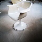Fauteuil tulip pivotant