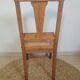 Restyled art deco canned chair