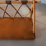 Rattan wall shelf 60s