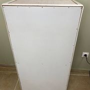 Vintage wicker chest of drawers