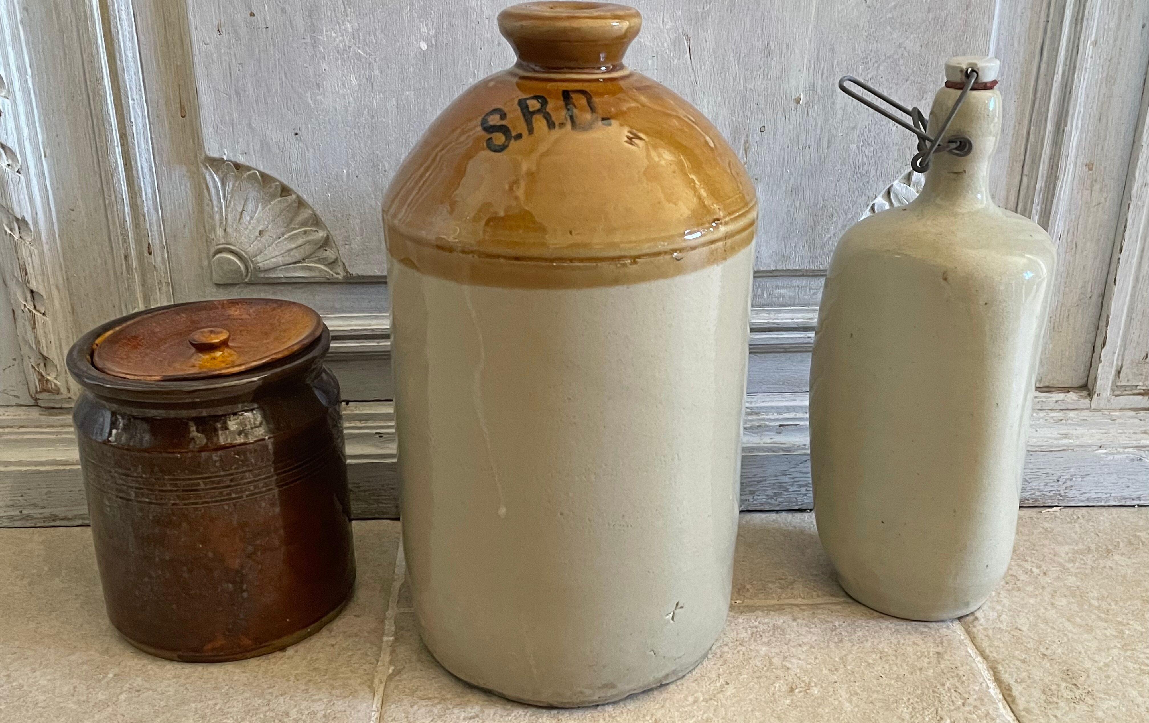Varnished stoneware cylinder 5l