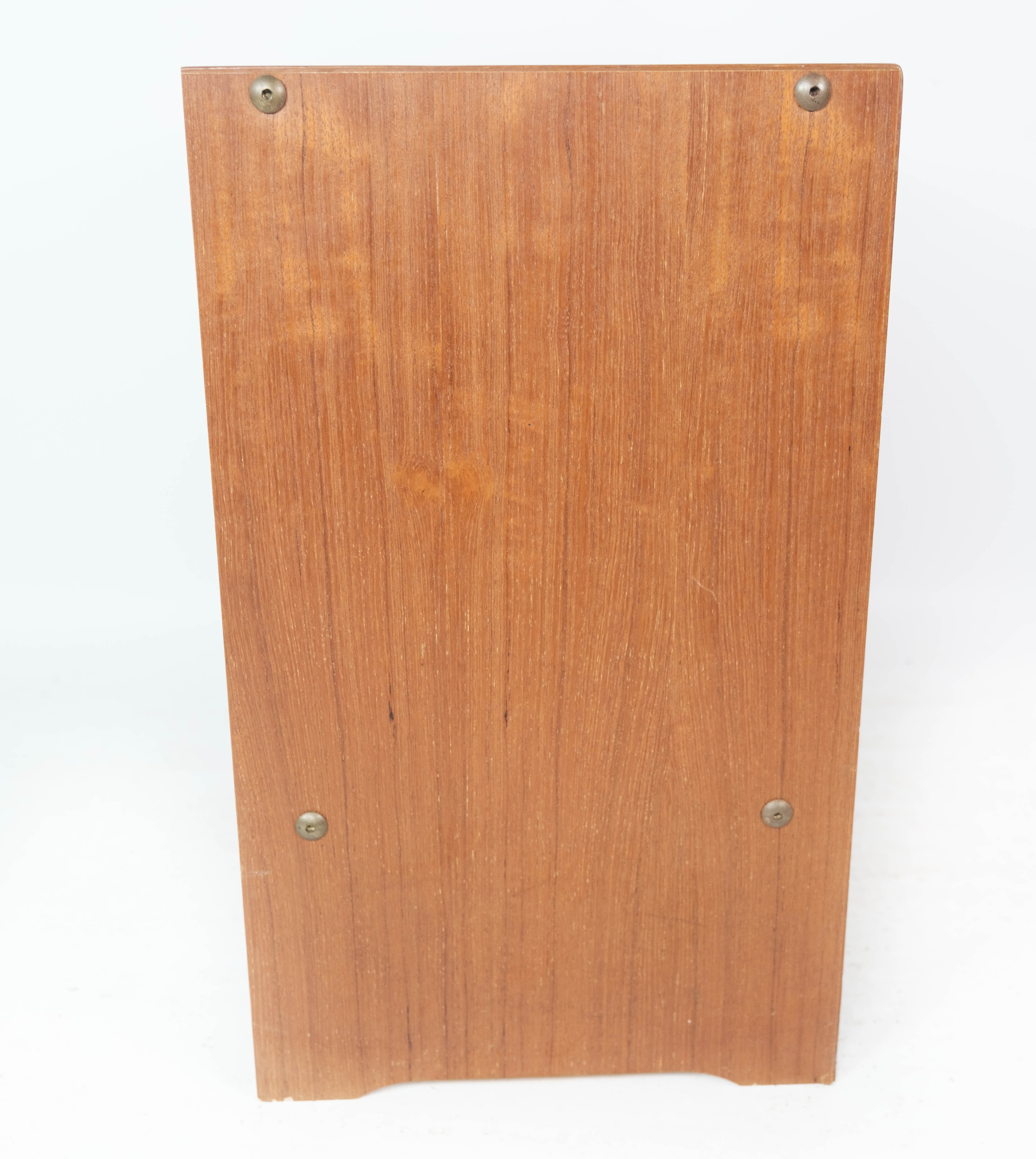 Bedside table with drawers in teak of Danish design manufactured by PBJ Furniture,  1960s