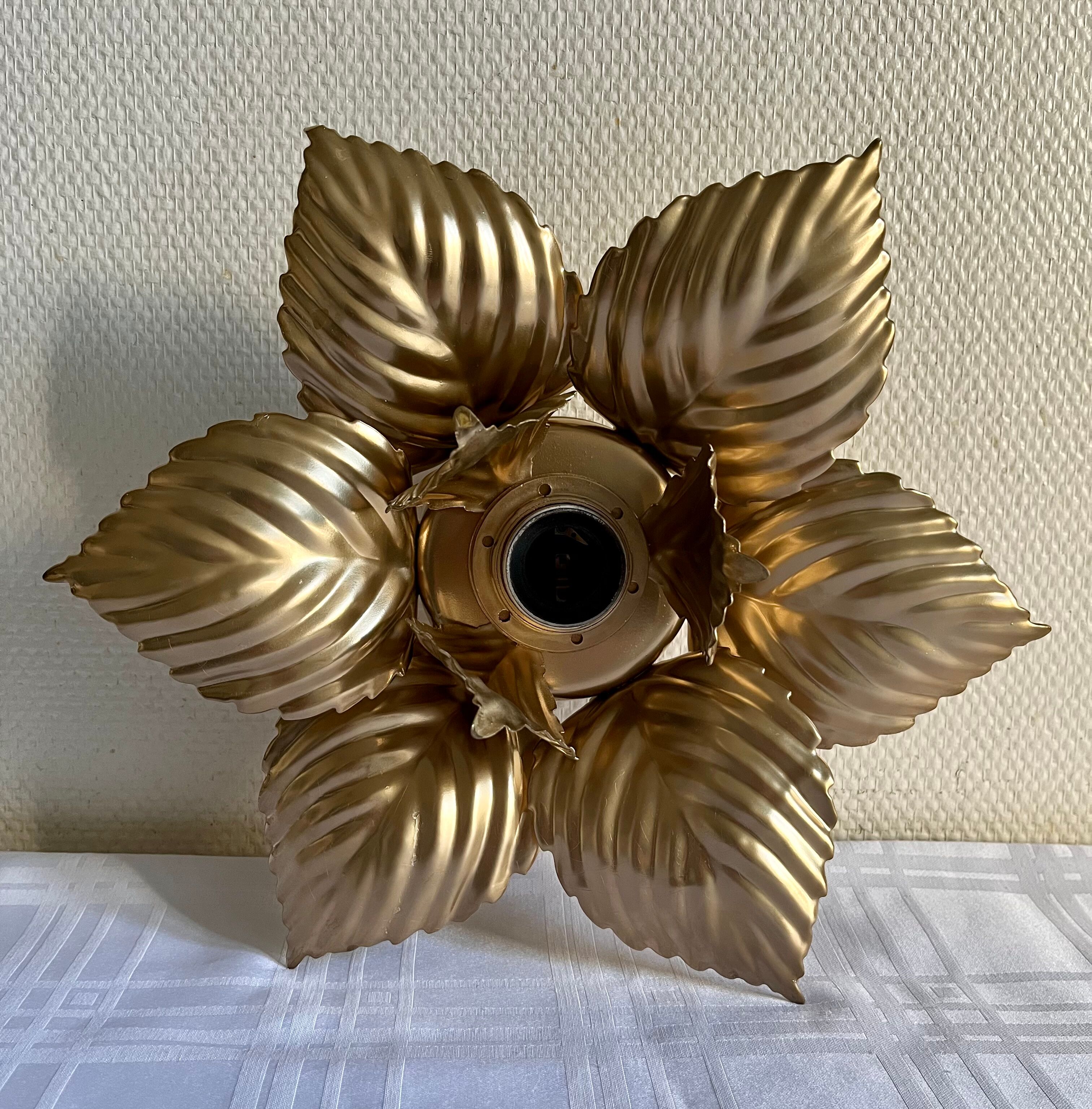 Masca Golden Flower Wall Lamp