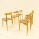 Heart dining set, designed by Hans Wegner for Fitz Hansen,  Denmark 1960s