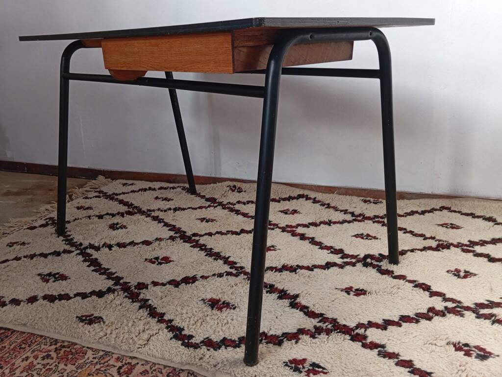 Modernist desk from the 1950s by J. Hitier