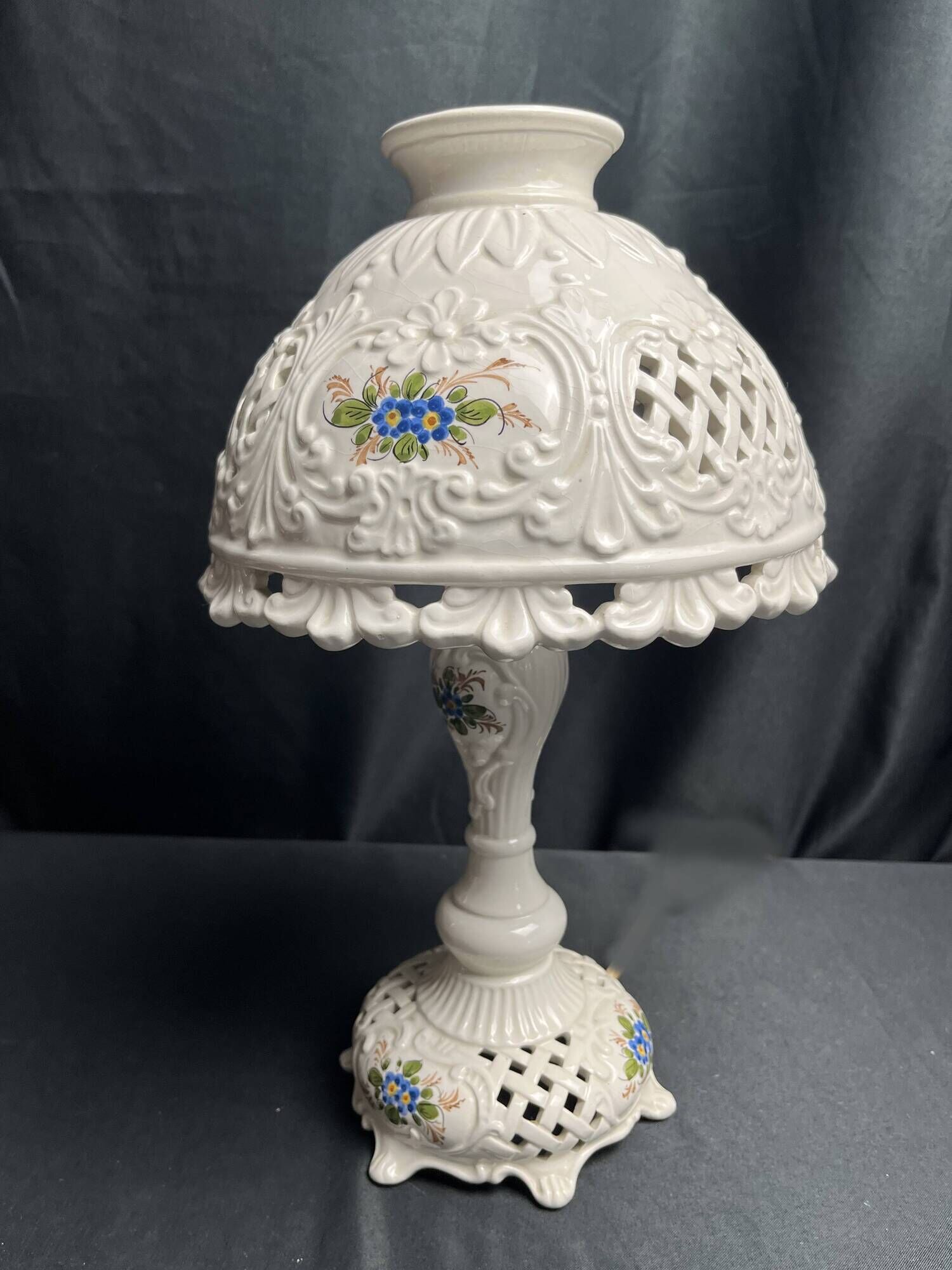 Table lamp ceramic Bassano Italy 20th century