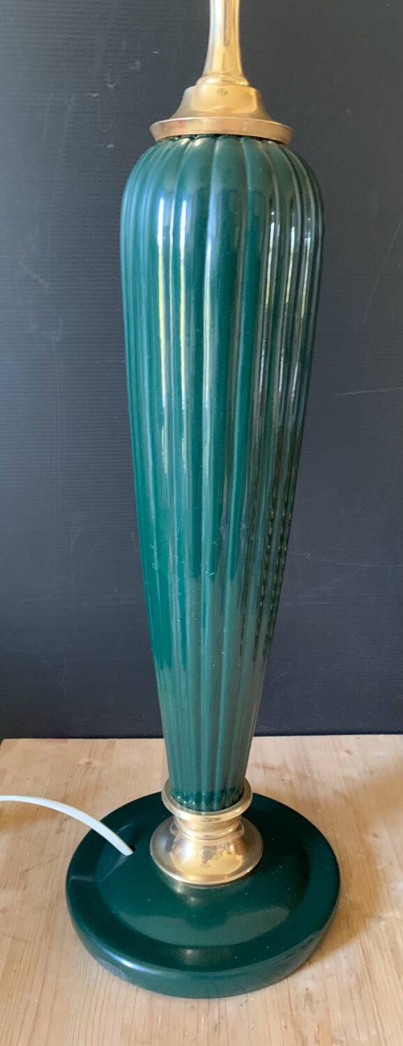 Large Deschuytener ceramic lamp