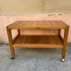 Solid elm side table Maison Regain