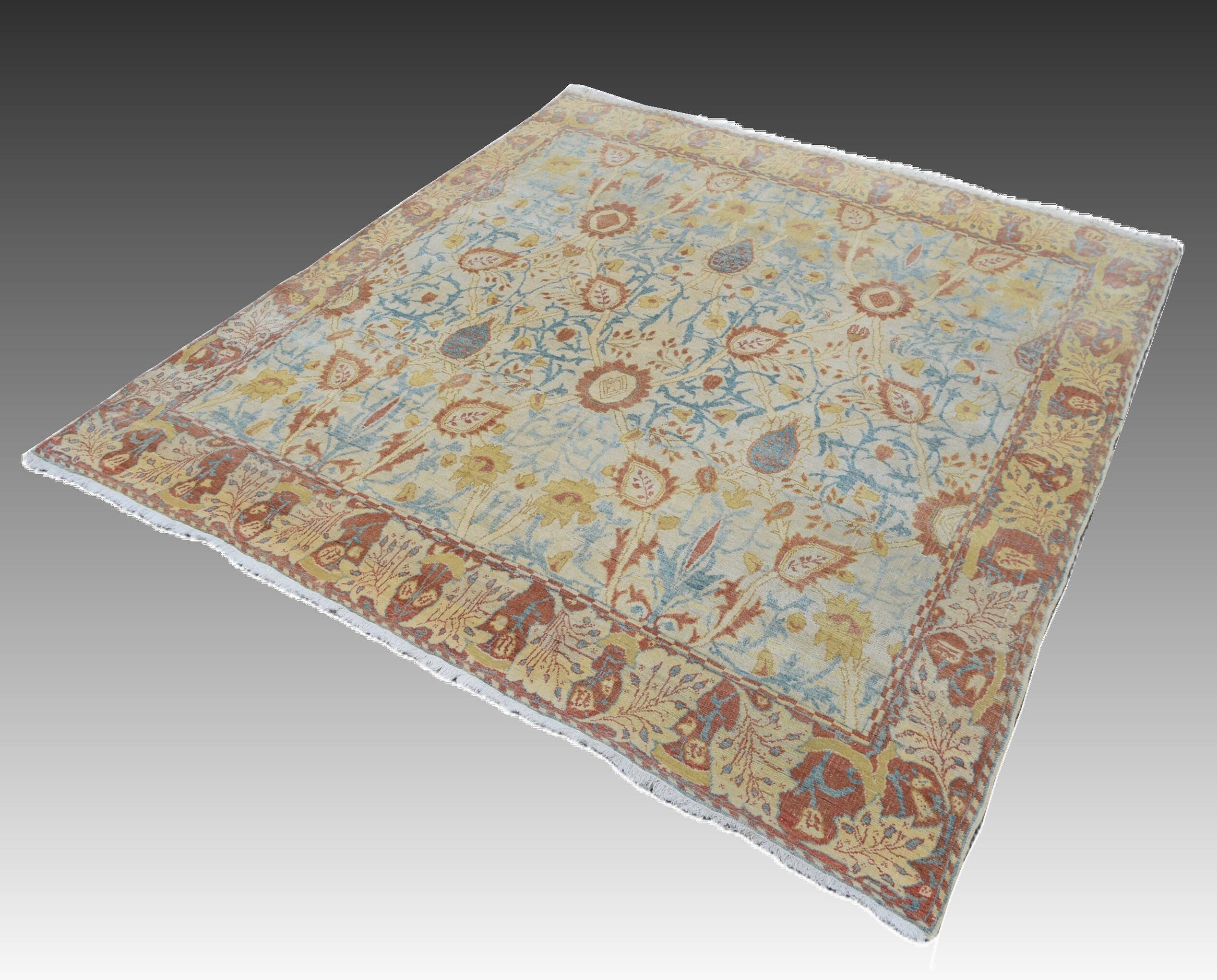 Oriental rug Iran Sultanabad: 3.00 x 2.94 Meters - Unusual square..