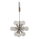 Lustre "Atomium" in the shape of Sputnik by J.T. AGE Kalmar, 1960s.