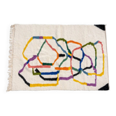Tapis berbère Beni Ouarain - Tourbillon couleurs