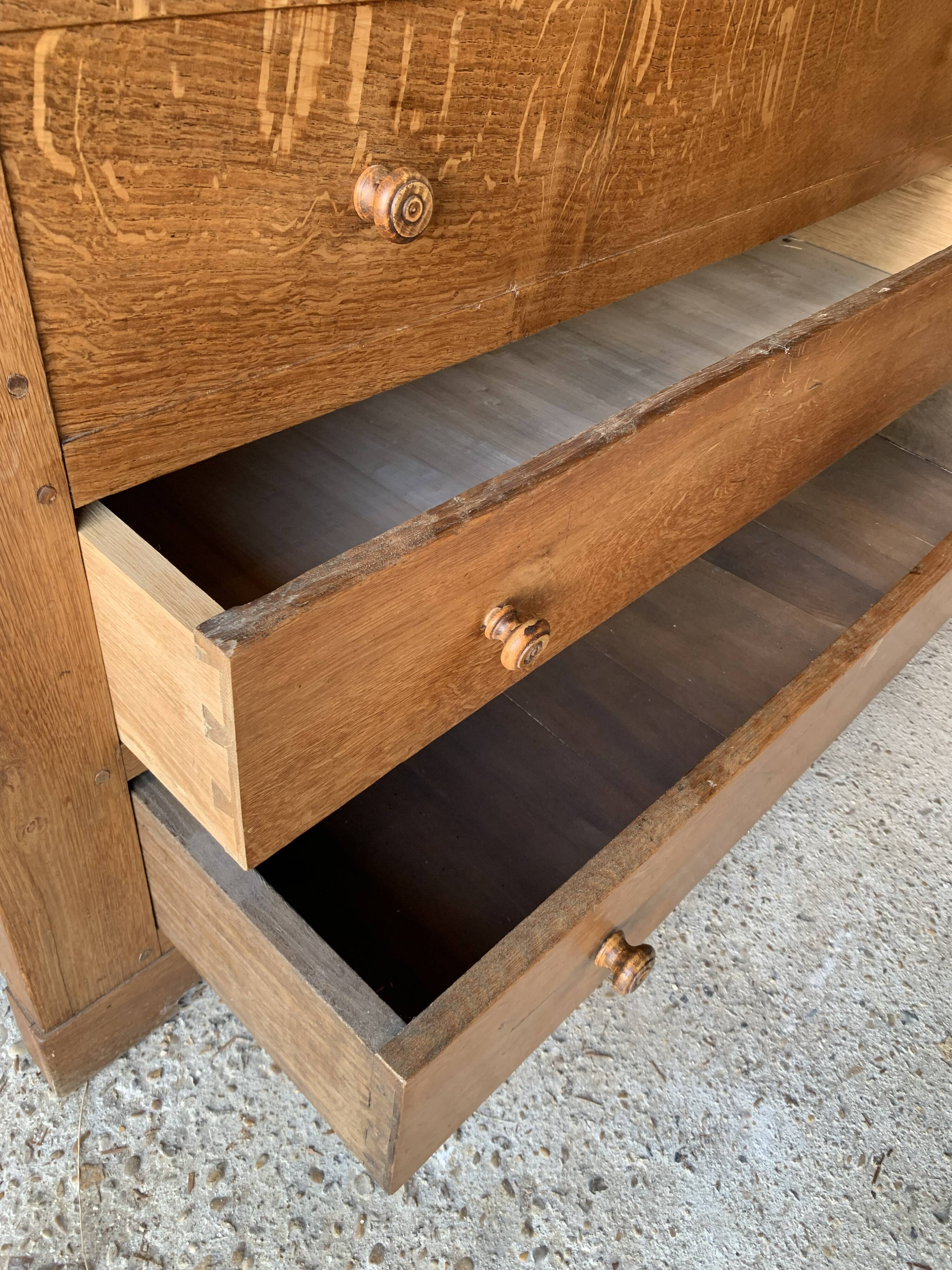 Chest of drawers, solid wood chest of drawers, 1950s