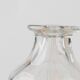 Vintage Murano glass vase - subtly swirled transparent glass - Italy 1970s - table decoration, gift idea