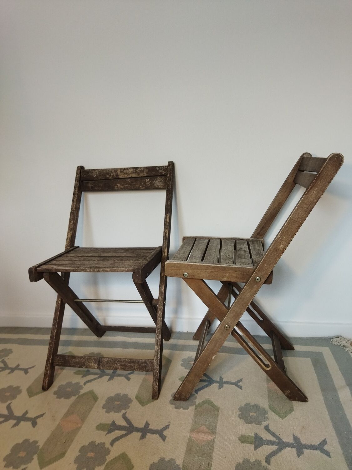 Vintage folding chairs