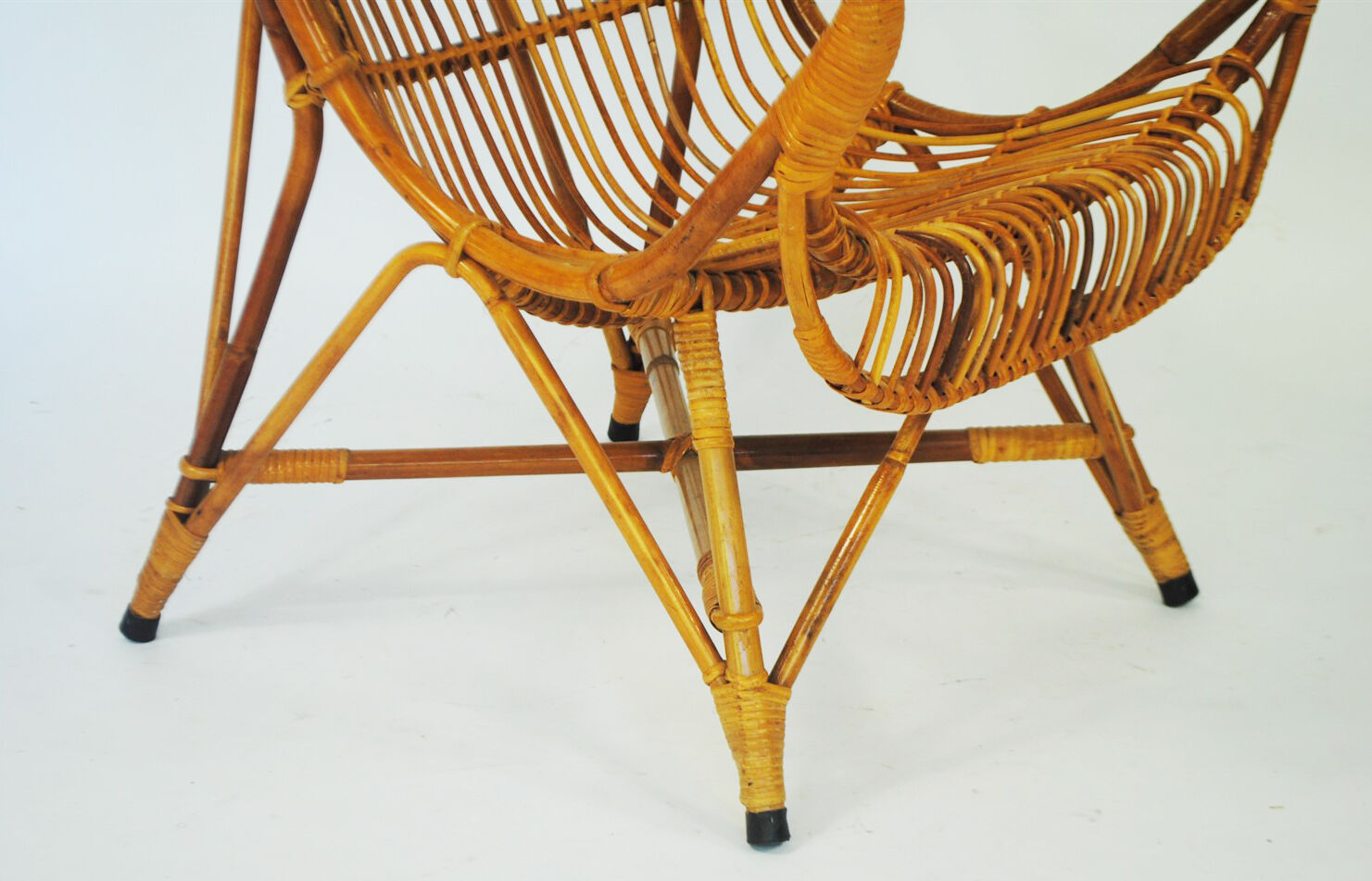 Fauteuil en rotin par Rohe Noordwolde