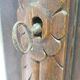 Oak display cabinet/bookcase - Breton regional style - early 20th century