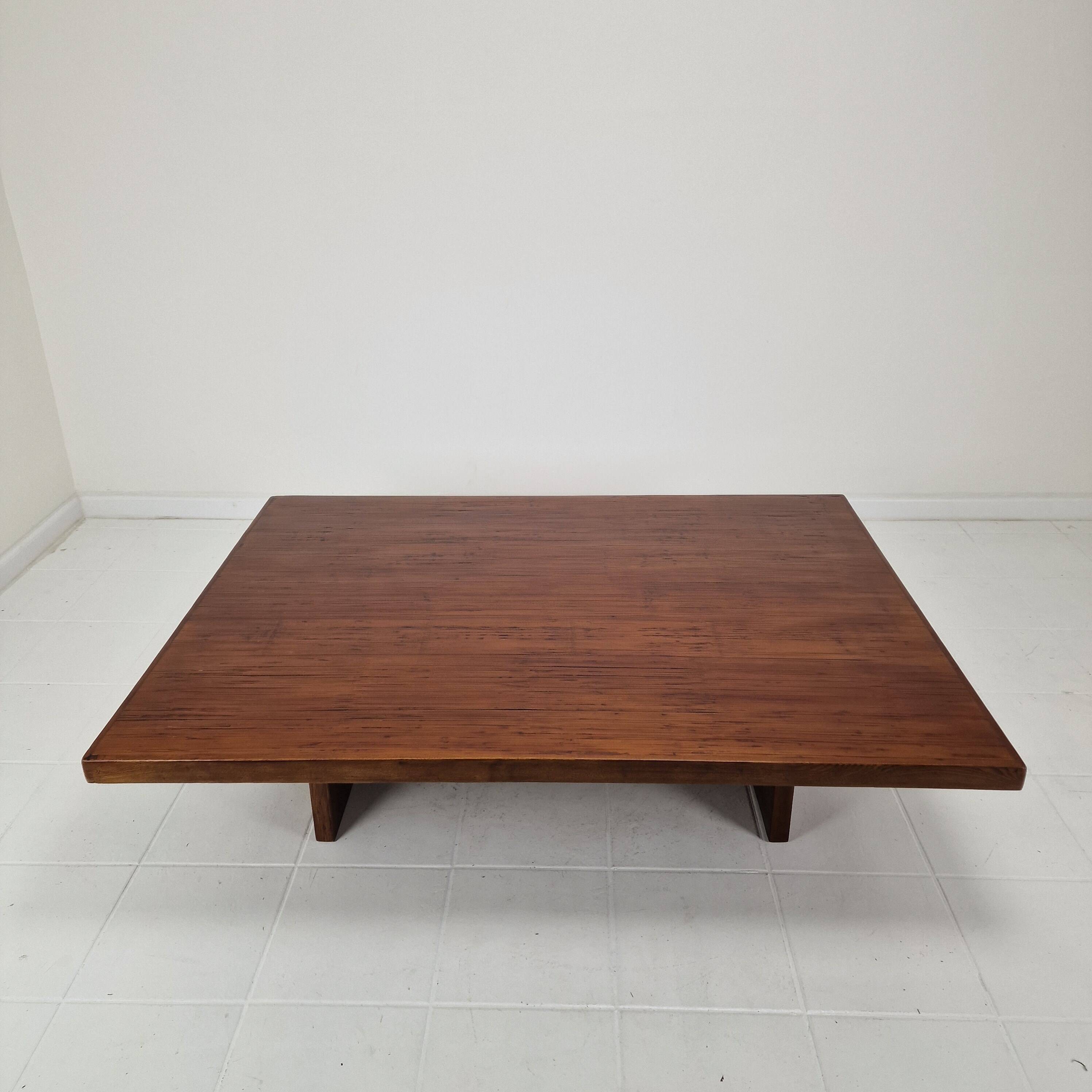Large Bamboo "Wabi Sabi" Coffee Table by Axel Vervoordt, Belgium, 1980's