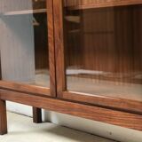 Mid-century teak and glazed display cabinet by J Nissenbaum & Son Ltd., 1970s