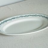Plat ovale terre de fer