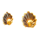 Paire d’appliques argentées, coquille Rococo, Angleterre 1879