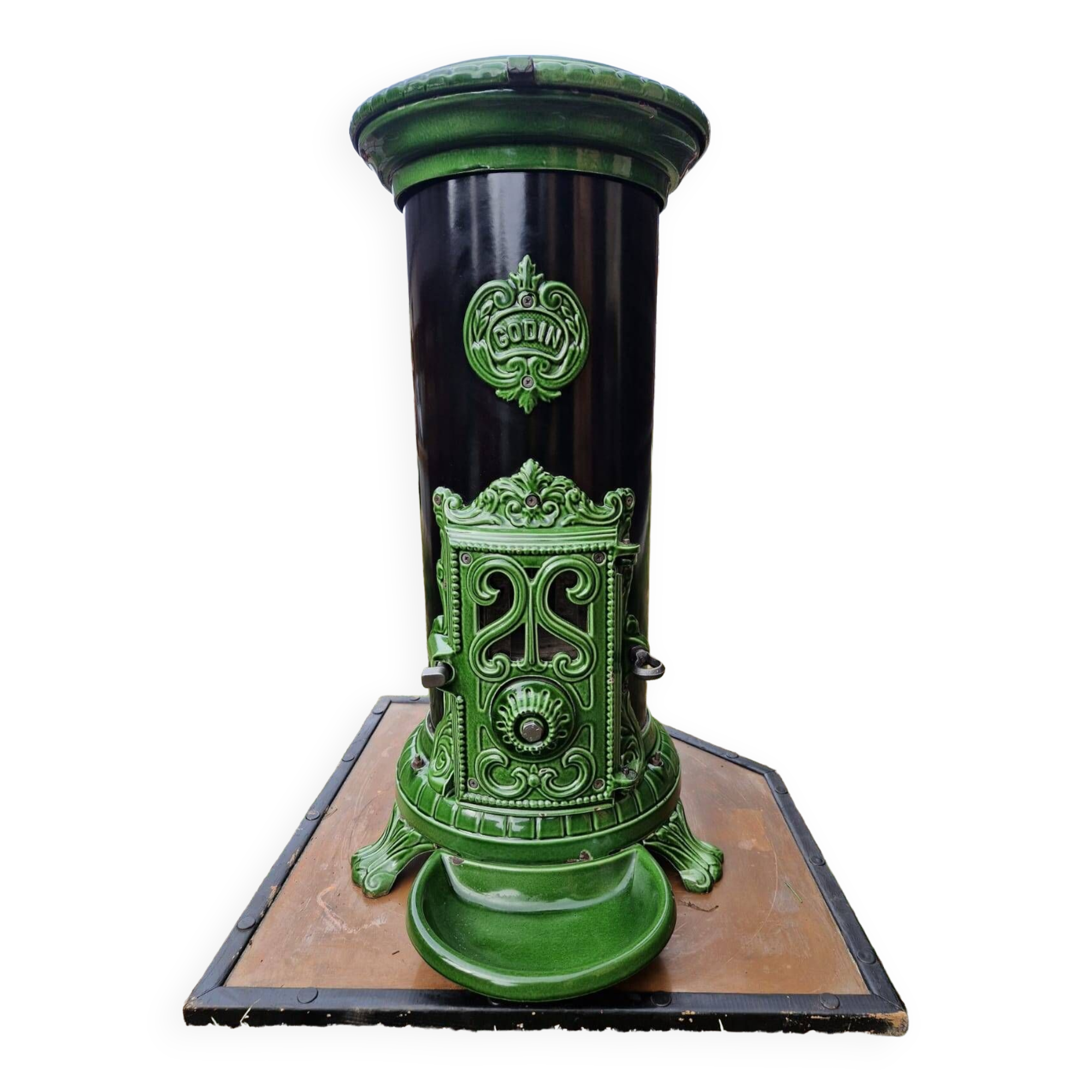 Vintage godin wood stove n°3720a