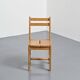 Set of four pine chairs, French work, circa 1970.