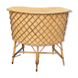 Vintage rattan bar
