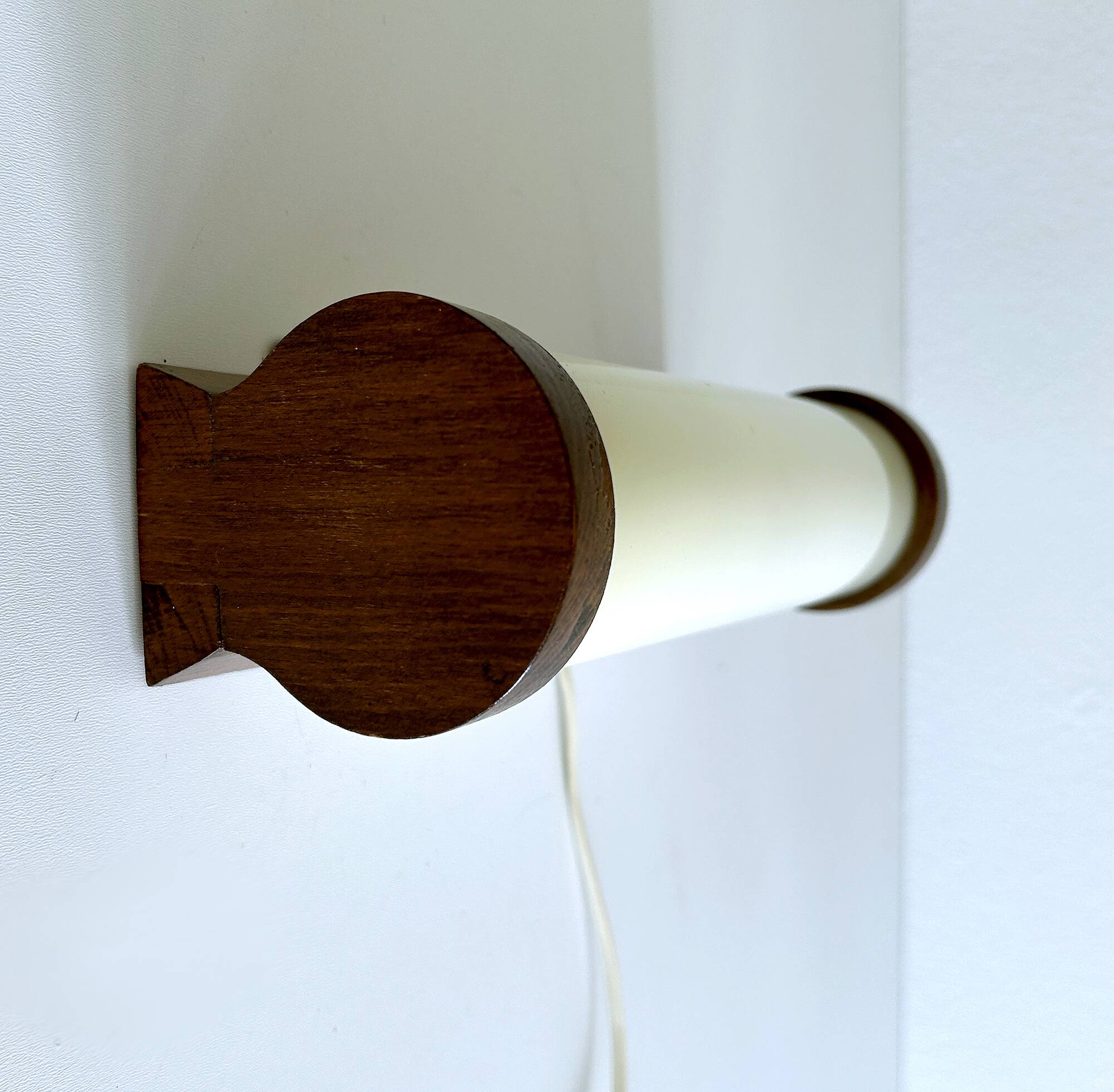 Art Deco Wood Glass Wall Light Bedside