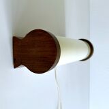 Art Deco Wood Glass Wall Light Bedside