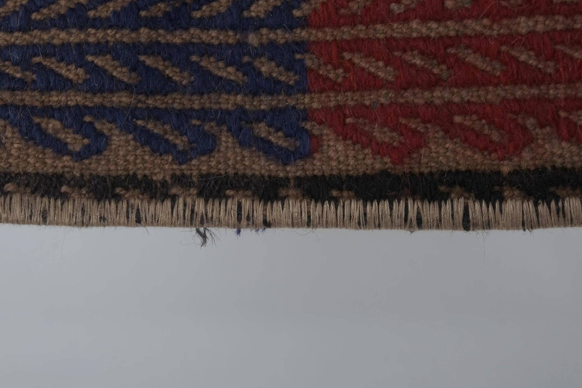 Vintage Turkish hallway rug 46x401 cm