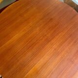 Round teak table from the 60s