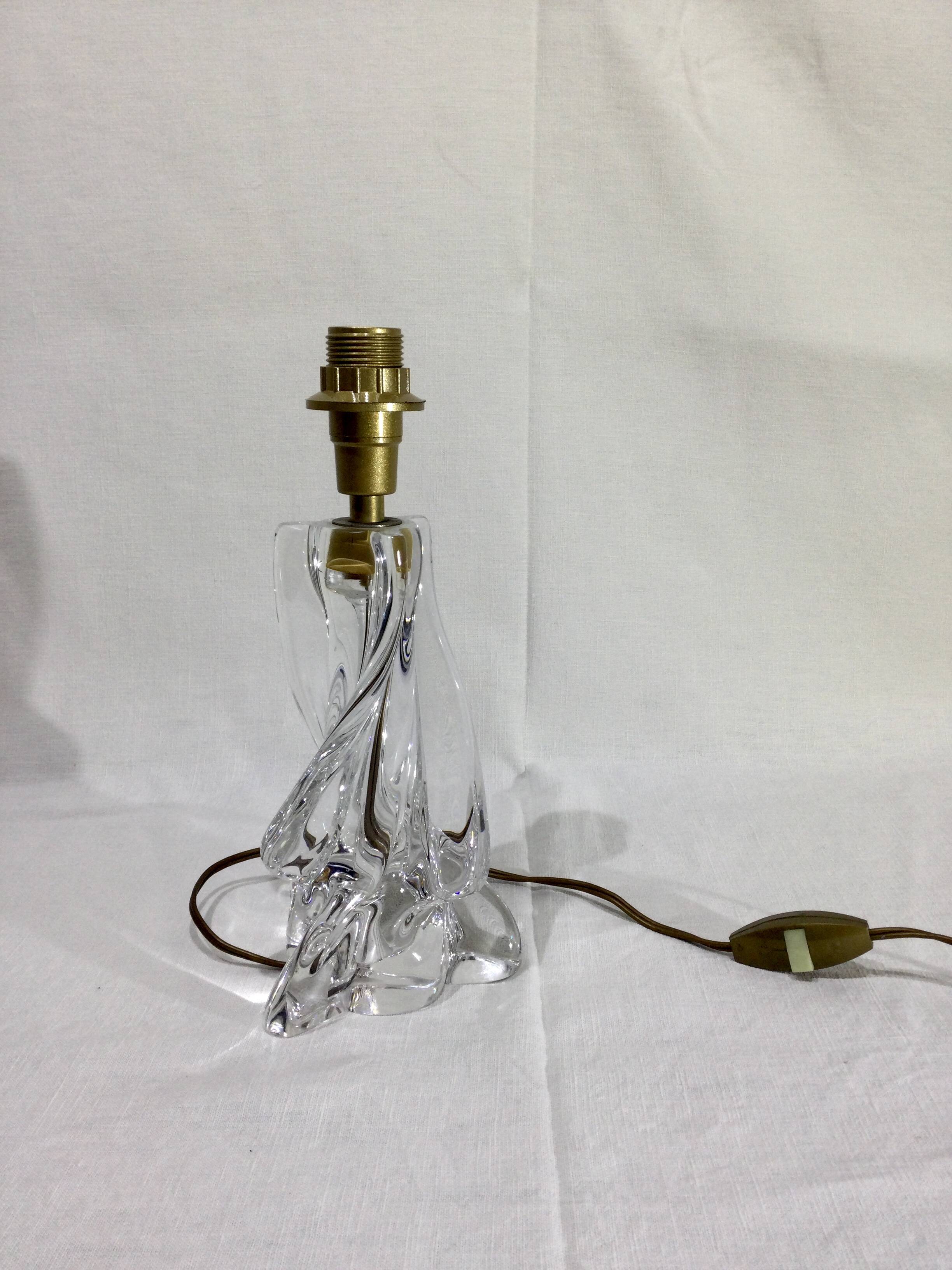 Sèvres crystal lamp base