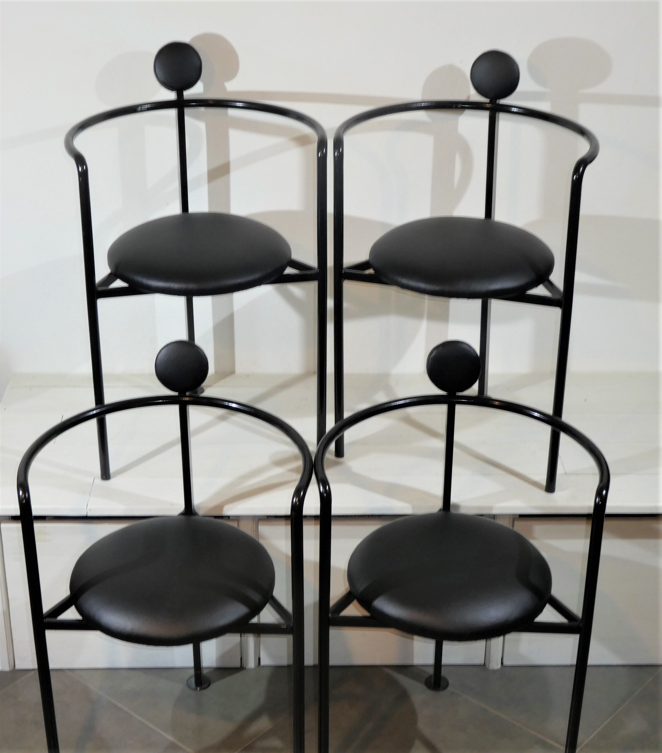 Set of 4 seats modernist Deco
