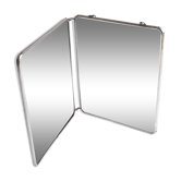 Diptych barber mirror