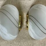 Pair of vintage Murano wall lights
