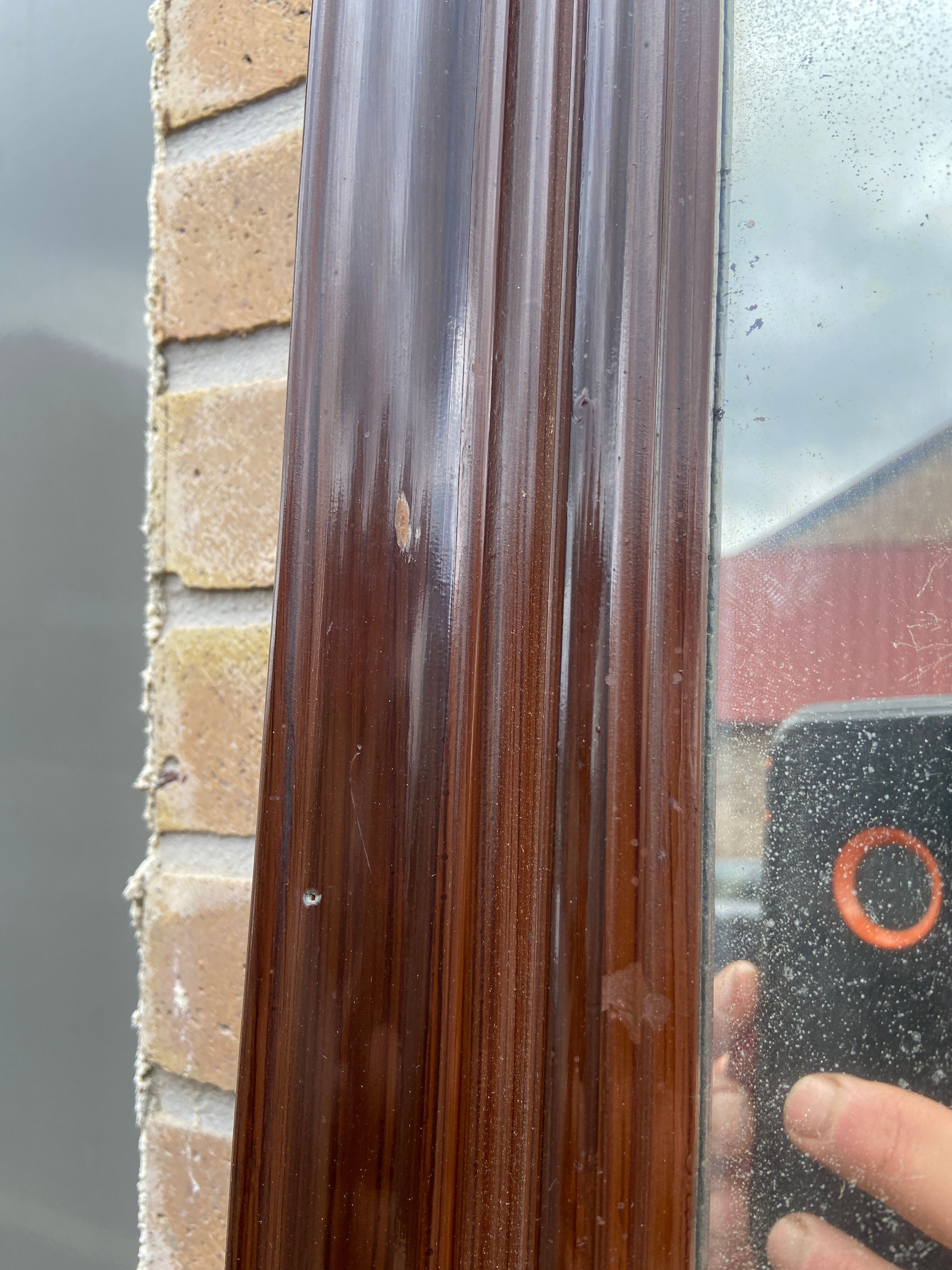 Louis Philippe-style vintage mirror mirror 63x41cm