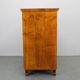 Armoire ancienne des années 1930 avec coin bureau en noyer, Tchécoslovaquie