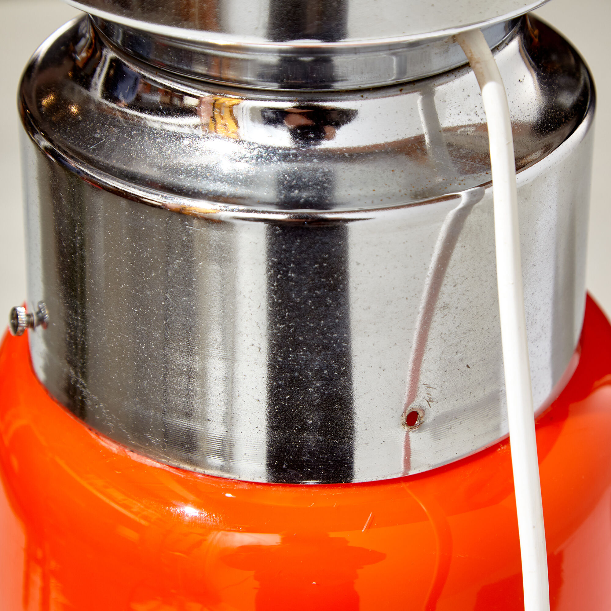 Birillo glass floor lamp by carlo nason for mazzega