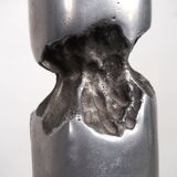 Marshall Disenos sculpture Brutalist Candleholder by David Marshall, 1980