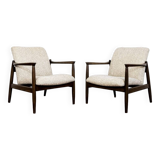 GFM-64 Armchairs by Edmund Homa from Gościcińskie Fabryki Mebli, 1960s, Set of 2