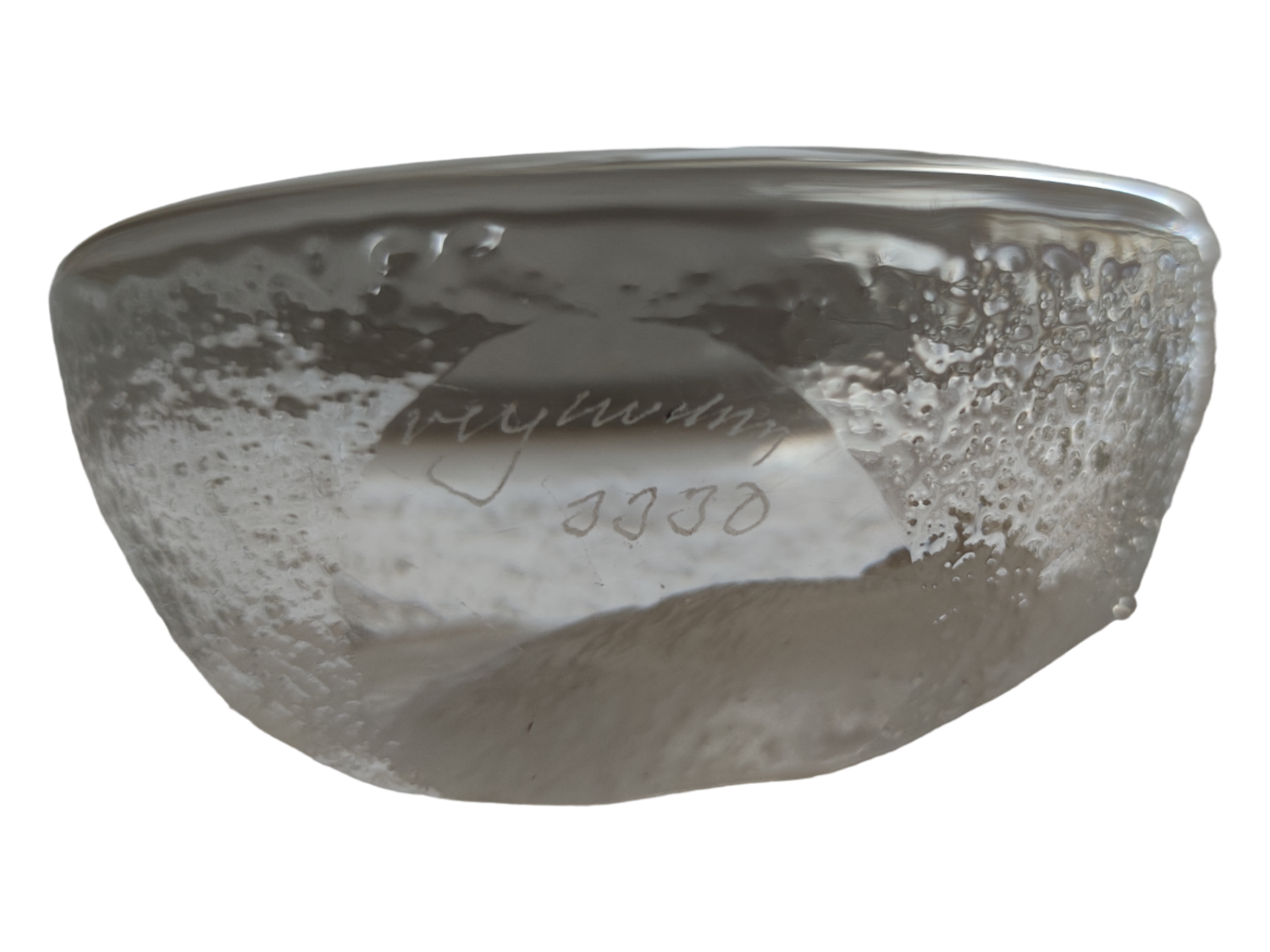 Vintage mats jonasson crystal sculpture - duck paperweight made in sweden