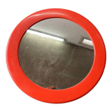 Authentic syla mirror in orange plastic from the 70s / seventies / space age